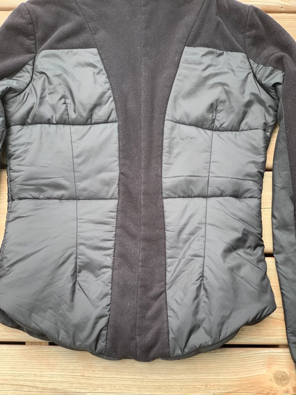 Lululemon St Moritz Puffer Jacket Women's 6 Black Quilted Fleece Full Zip Coat - Picture 7 of 13